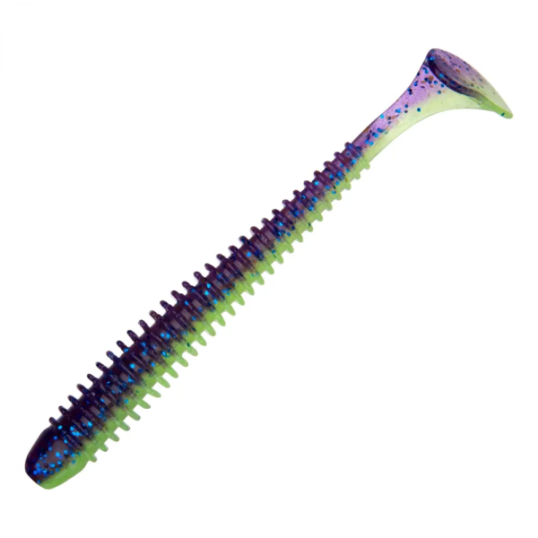 Приманка силиконовая Keitech Swing Impact 3" #PAL06 Violet Lime Belly