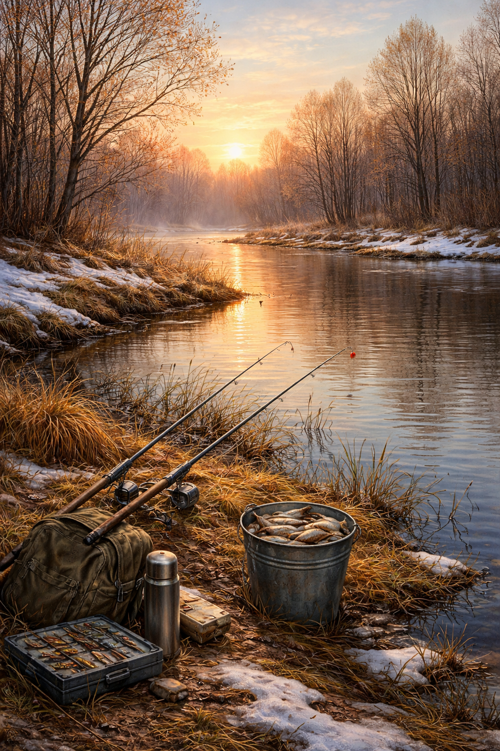 Рыбалка ранней весны: как рыбачить в марте