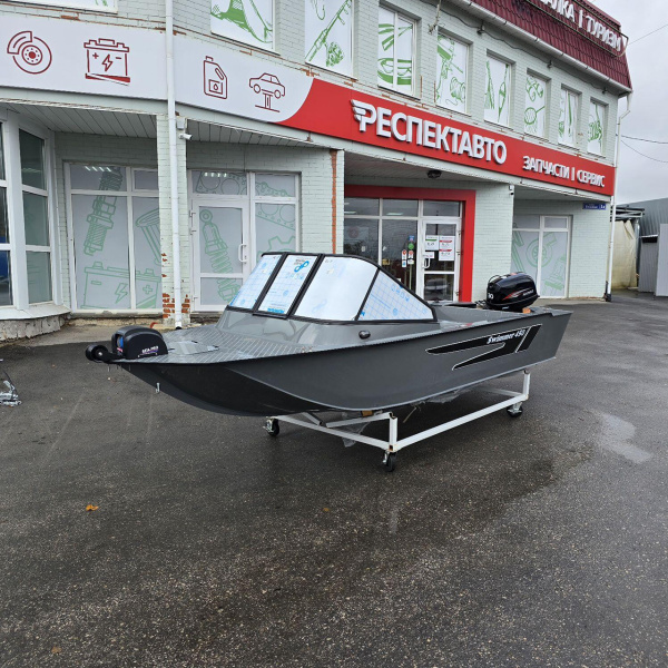 Лодка ПНД Swimmer 450Z с мотором