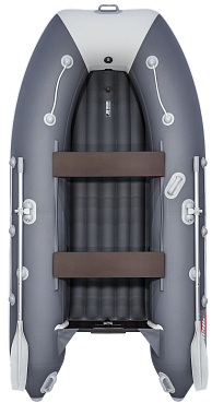 Лодка ПВХ Таймень LX 3400 НДНД #графит/светло-серый