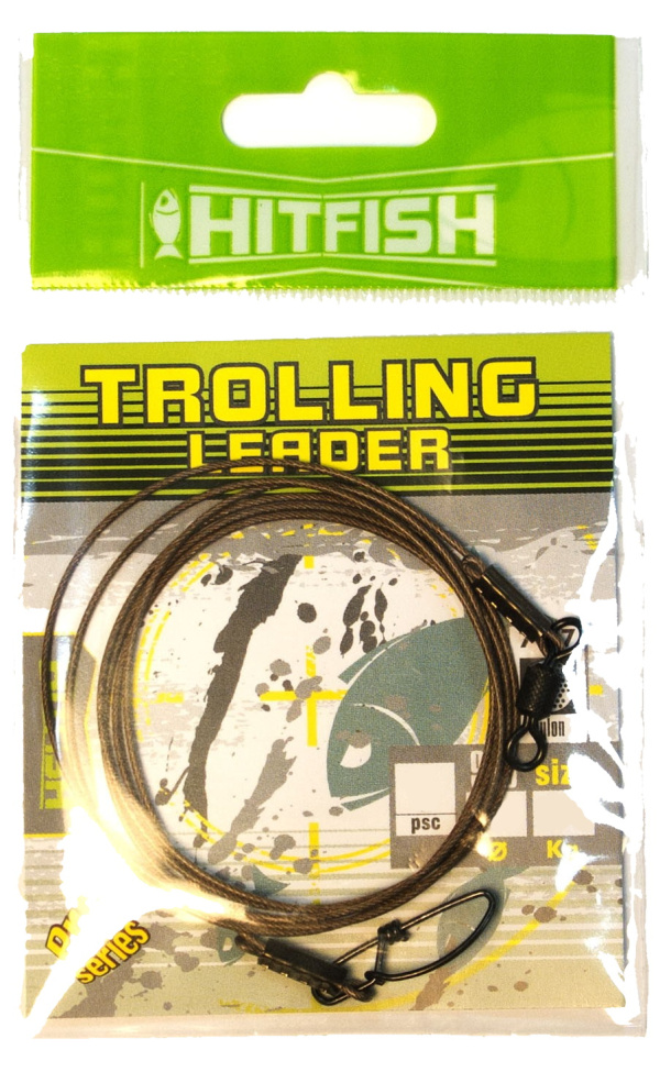 Поводок HitFish Trolling leader (Nylon) 650мм d0,76 28,5кг