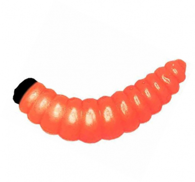 Силиконовая приманка LureMax Wood Worm 1" #017 Orange