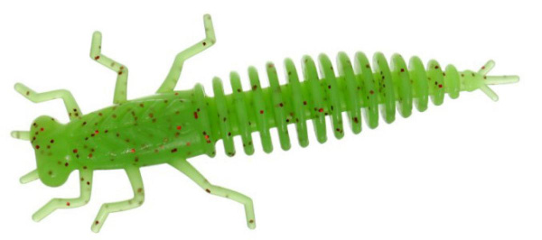 Приманка силиконовая F-Fishing Нимфа Tonbo 2,5" #135 Green Apple