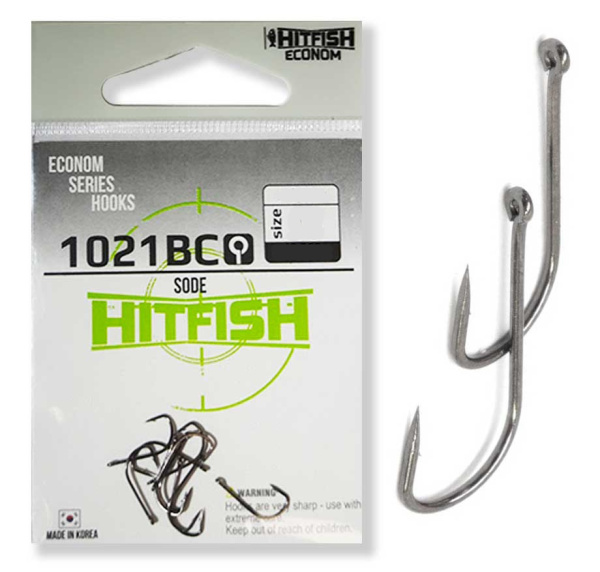 Крючок Одинарный HitFish ESH-1021 №10 10шт