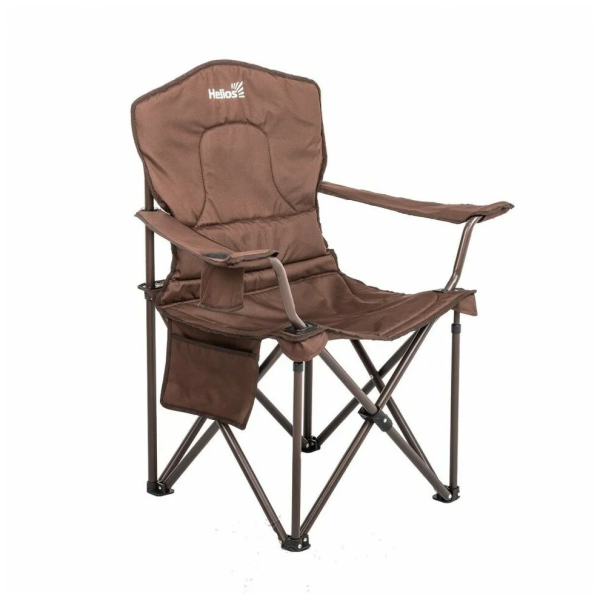 Кресло складное Helios, коричневое, 120кг, T-PR-DC-95100-BN