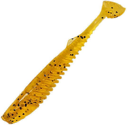 Силиконовая приманка LureMax Vishnu 2,5" #004 Caramel Oil