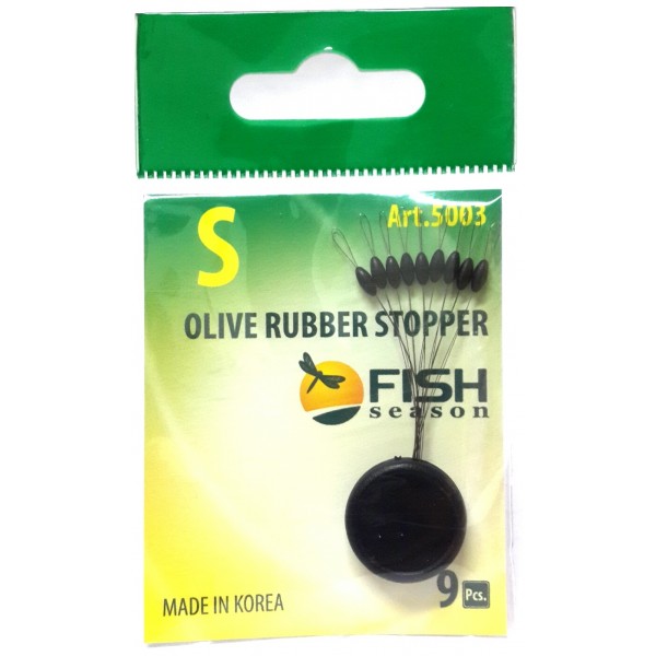 Стопор Fish Season оливка, №S, 9шт