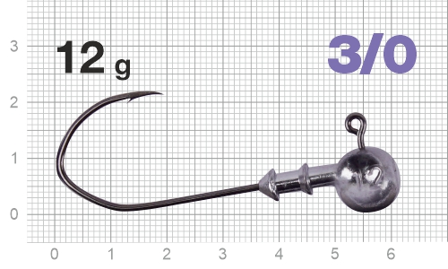 Джиг-головка Nautilus Claw NC-1021 hook №3/0, 12гр, 3шт