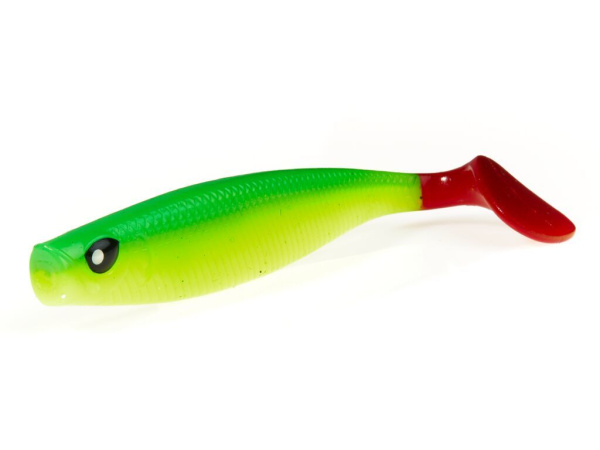 Приманка силиконовая Lucky John Red Tail Shad 3,5" #PG33