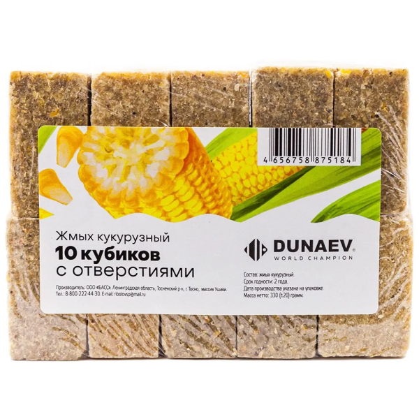 Жмых Dunaev кукурузный 300г