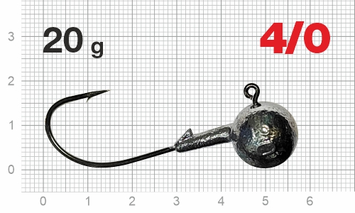 Джиг-головка Nautilus Corner NC-2217 hook №4/0, 20г, 5шт