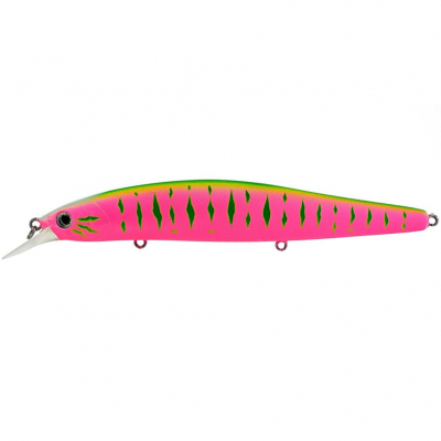 Воблер Daiwa Steez Minnow 110SP SR, 110мм, 14,4г #Pink Mat Tiger