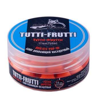 Бойлы плавающие Sonik Baits Pop-Up 11мм 50мл TUTTI FRUTTI (Тутти-Фрутти)