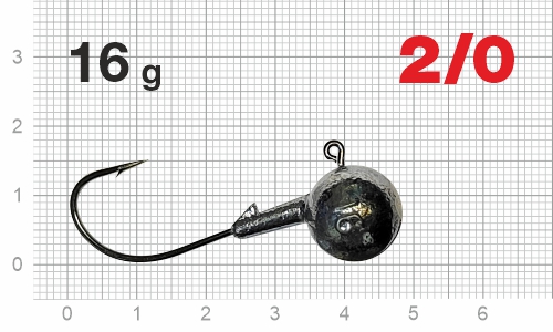 Джиг-головка Nautilus Corner NC-2217 hook №2/0, 16г, 5шт