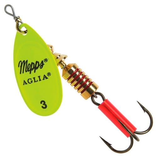 Блесна вращающаяся Mepps Aglia Fluo 3, 6,5г #Chartreuse