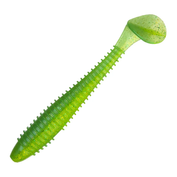 Приманка силиконовая Keitech Swing Impact Fat 4.3" #424 Lime Chartreuse