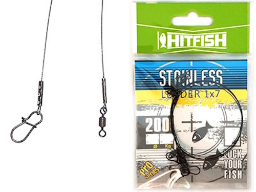 Поводок HitFish Stainless leader 1*7нитей, 200мм d0,27 8,8кг