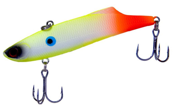 Воблер Mottomo Blade VIB 90S 90мм, 28г #Chart Steel