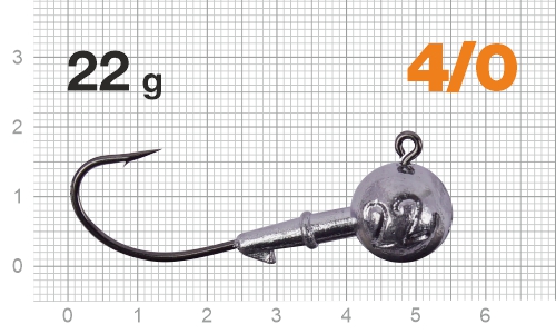 Джиг-головка Nautilus Corner 120 NC-2218 hook №4/0, 22г, 4шт