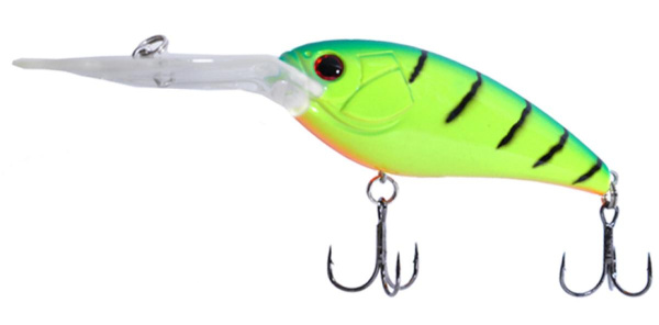 Воблер Mottomo Deeper 75F 75мм, 26г #Lime Tiger