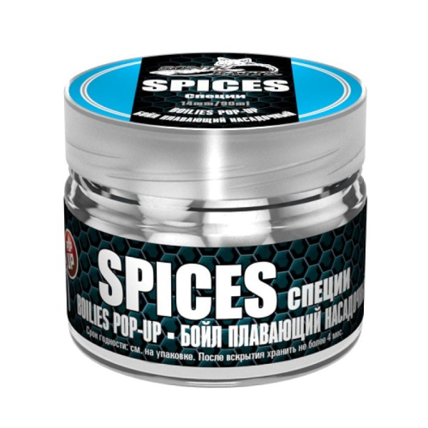 Бойлы плавающие Sonik Baits Pop-Up 14мм 90мл SPICES