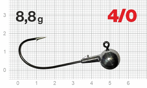 Джиг-головка Nautilus Corner NC-2217 hook №4/0,  8,8г, 5шт