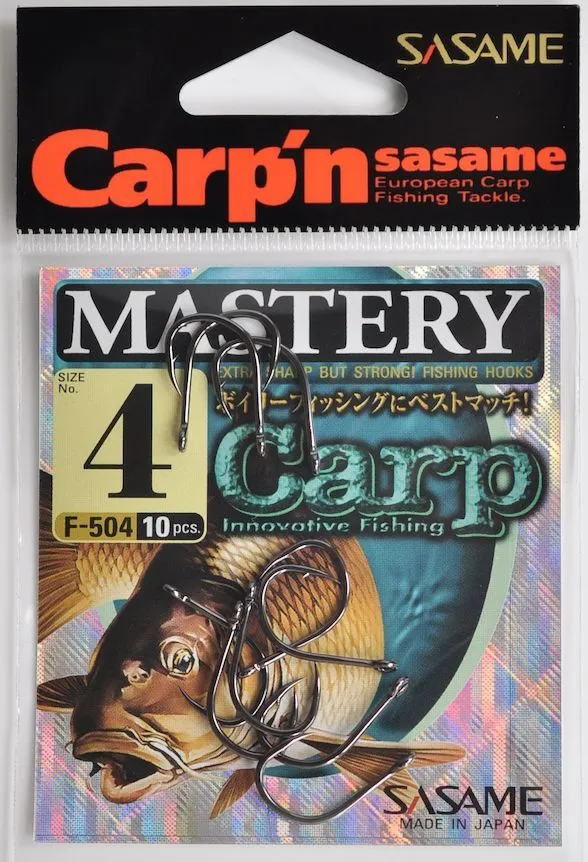 Крючок Одинарный Sasame Carping NS №4 