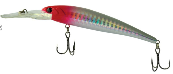 Воблер Mottomo Deep Hooker 90F 90мм, 8,5г #Red Silver