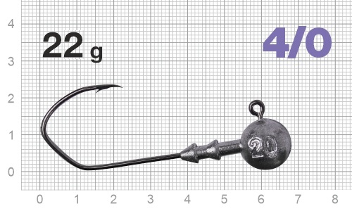 Джиг-головка Nautilus Claw NC-1021 hook №4/0, 22гр, 3шт