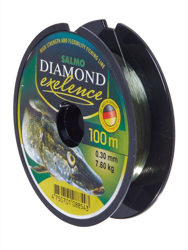 Монофильная леска Salmo Diamond Exelence 100м, 0,30мм