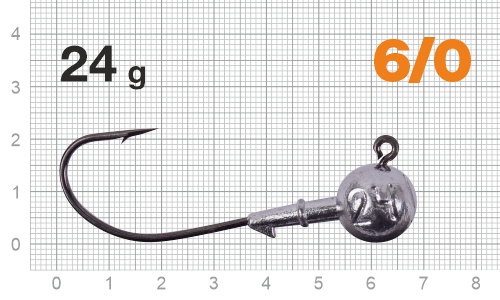 Джиг-головка Nautilus Corner 120 NC-2218 hook №6/0, 24г, 4шт