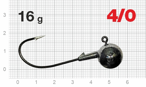 Джиг-головка Nautilus Corner NC-2217 hook №4/0, 16г, 5шт