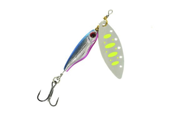 Блесна Вращающаяся Mottomo Spin Blade 3, 16г #Silver 22