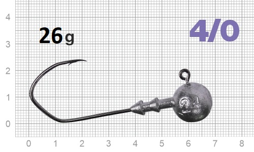 Джиг-головка Nautilus Claw NC-1021 hook №4/0, 26гр, 3шт