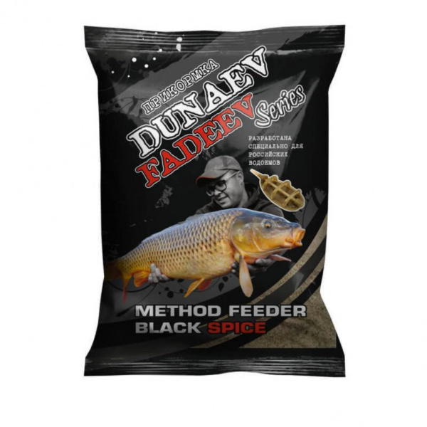 Прикормка Dunaev Fadeev 1кг #Method Feeder Black Spice