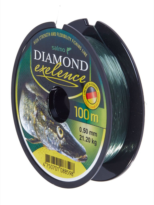 Монофильная леска Salmo Diamond Exelence 100м, 0,50мм