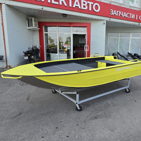 Лодка алюминиевая Тактика 430Р Fish (желтая)