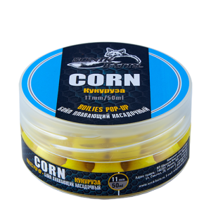 Бойлы плавающие Sonik Baits Pop-Up 11мм 50мл CORN (Кукуруза)