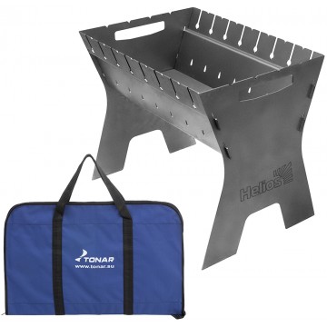 Мангал разборный Helios "Жарыч", 1,5мм, с сумкой