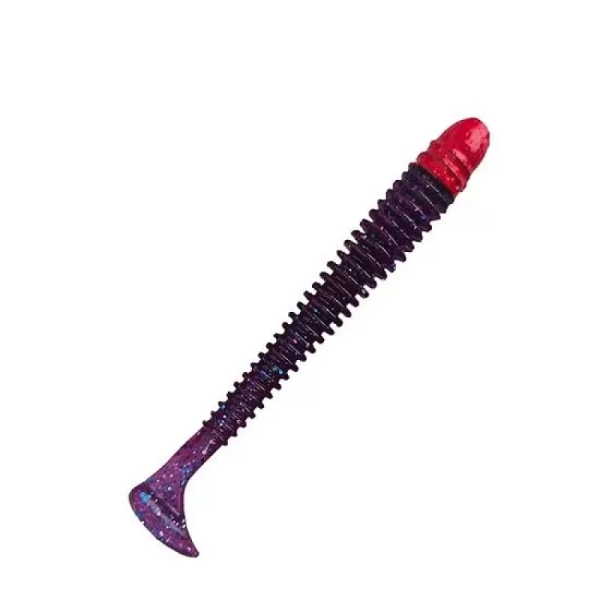 Приманка силиконовая Crazy Fish Vibro Worm 3.4" 12-85-98RH-6 5шт