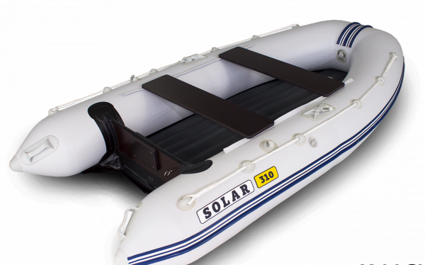 Лодка ПВХ Solar 310-К Оптима НДНД #светло-серый