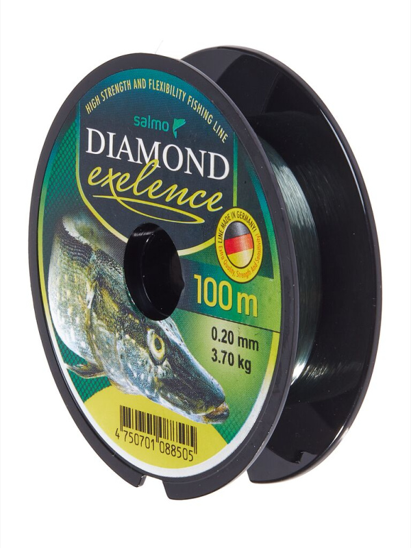 Монофильная леска Salmo Diamond Exelence 100м, 0,20мм