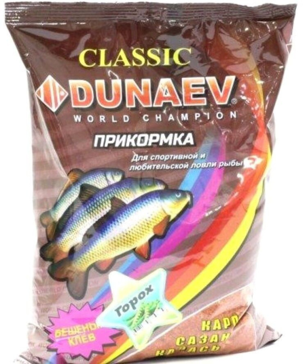 Прикормка Dunaev Классика 0,9кг #Карп Горох