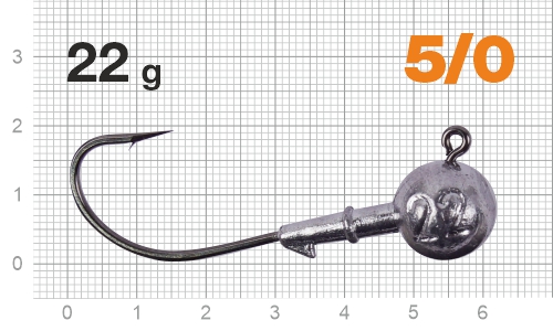 Джиг-головка Nautilus Corner 120 NC-2218 hook №5/0, 22г, 4шт