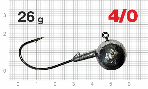 Джиг-головка Nautilus Corner NC-2217 hook №4/0, 26г, 5шт