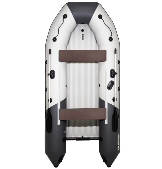 Лодка ПВХ Таймень NX 3600 НДНД PRO #светло-серый/графит