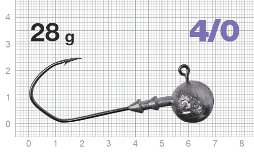 Джиг-головка Nautilus Claw NC-1021 hook №4/0, 28гр, 3шт