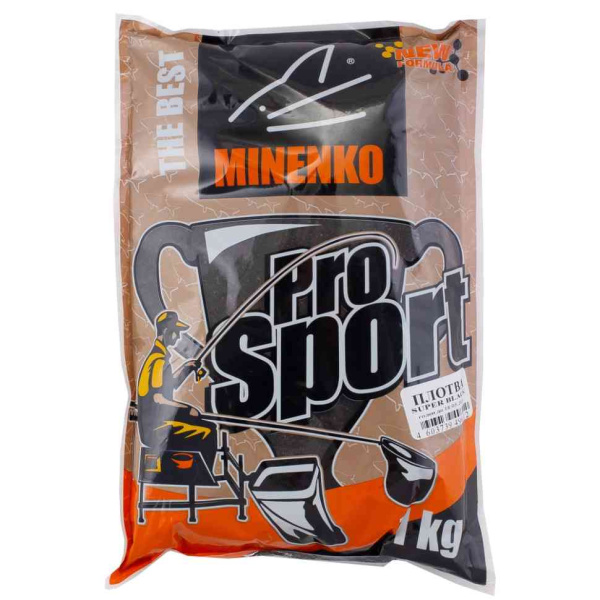 Прикормка Minenko "Pro Sport" 1кг #Плотва super black