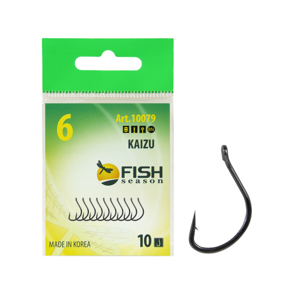 Крючок Одинарный Fish Season FS KAIZU №6 10шт