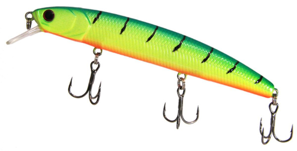 Воблер Mottomo Mr.Uno 100F 100мм, 9г #Lime Tiger